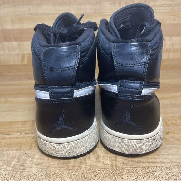 Air Jordan 1 high strap 342132-003 Black White Men Sz 11 2014 no straps - Picture 5 of 8
